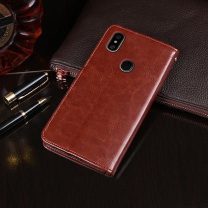 For Oukitel C15 Pro idewei  Crazy Horse Texture Horizontal Flip Leather Case with Holder & Card Slots & Wallet(Red) - More Brand by idewei | Online Shopping South Africa | PMC Jewellery | Buy Now Pay Later Mobicred