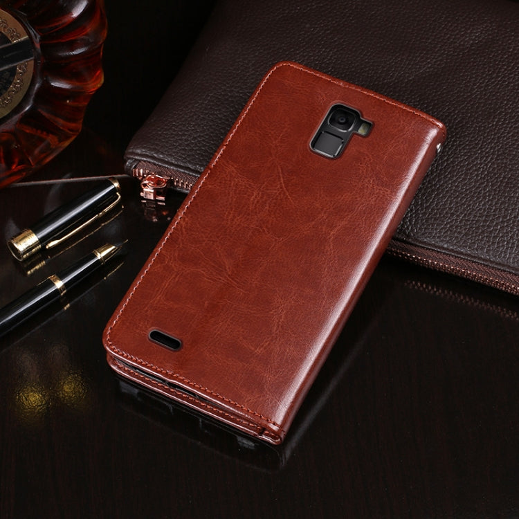 For Oukitel K5000 idewei  Crazy Horse Texture Horizontal Flip Leather Case with Holder & Card Slots & Wallet(Brown) - More Brand by idewei | Online Shopping South Africa | PMC Jewellery | Buy Now Pay Later Mobicred