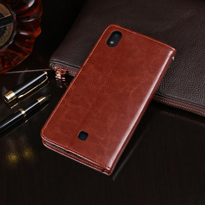 For LG K20 (2019) idewei Crazy Horse Texture Horizontal Flip Leather Case with Holder & Card Slots & Wallet(Brown) - LG by idewei | Online Shopping South Africa | PMC Jewellery | Buy Now Pay Later Mobicred