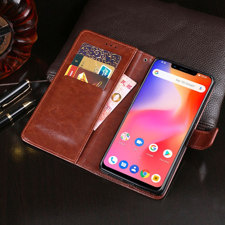 For Ulefone S10 Pro idewei  Crazy Horse Texture Horizontal Flip Leather Case with Holder & Card Slots & Wallet(Rose Red) - More Brand by idewei | Online Shopping South Africa | PMC Jewellery | Buy Now Pay Later Mobicred