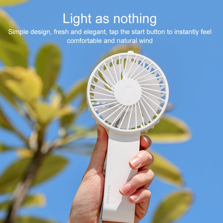 WT-F58 Hanging Neck Handheld Electric Fan(Cream Color) - Electric Fans by PMC Jewellery | Online Shopping South Africa | PMC Jewellery | Buy Now Pay Later Mobicred