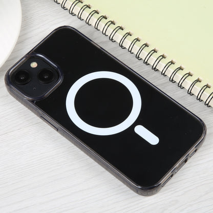 For iPhone 14 GEBEI MagSafe Magnetic Transparent Phone Case (Transparent Black) - iPhone 14 Cases by GEBEI | Online Shopping South Africa | PMC Jewellery