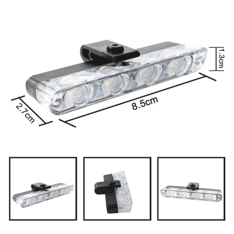 4 in 1 Car 16LEDs Grille Flash Lights Warning Lights with Wireless Remote Control(White) - Warning Lights by PMC Jewellery | Online Shopping South Africa | PMC Jewellery | Buy Now Pay Later Mobicred