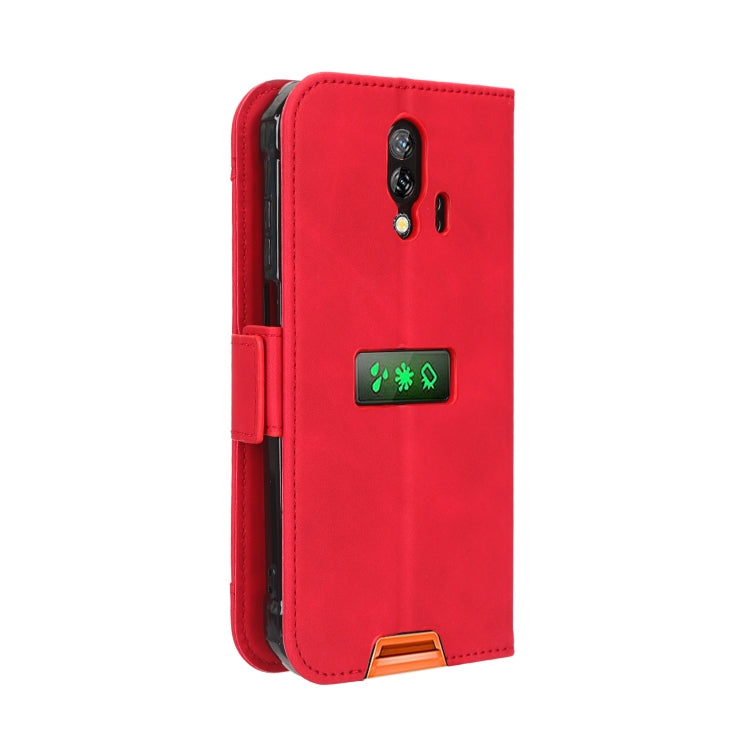 For Blackview BV7200 Skin Feel Calf Texture Card Slots Leather Phone Case(Red) - More Brand by PMC Jewellery | Online Shopping South Africa | PMC Jewellery | Buy Now Pay Later Mobicred