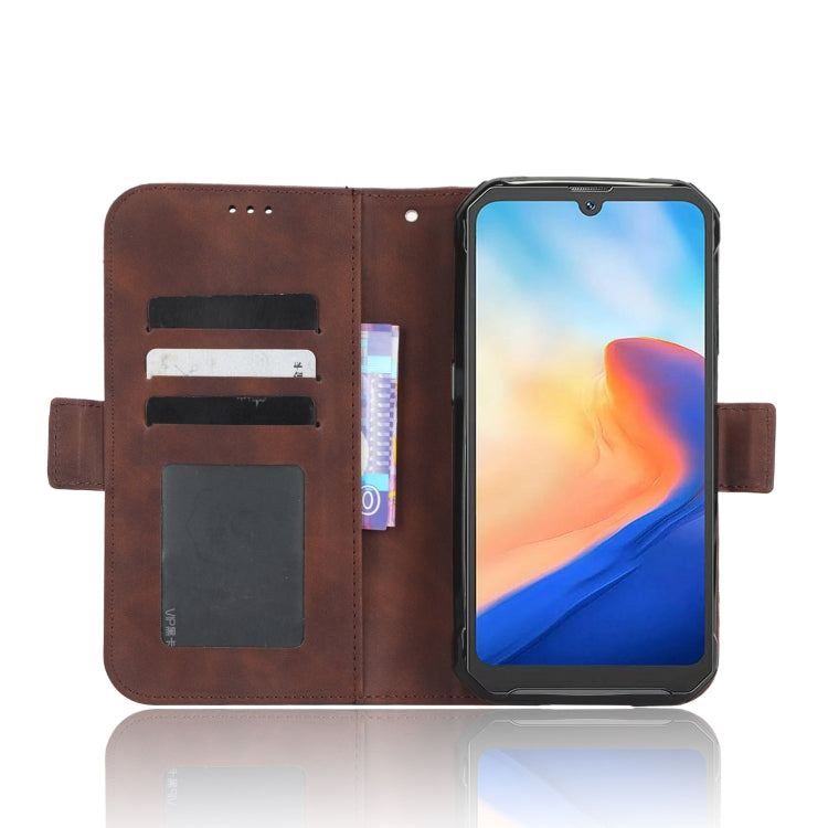 For Blackview BV7200 Skin Feel Calf Texture Card Slots Leather Phone Case(Brown) - More Brand by PMC Jewellery | Online Shopping South Africa | PMC Jewellery | Buy Now Pay Later Mobicred