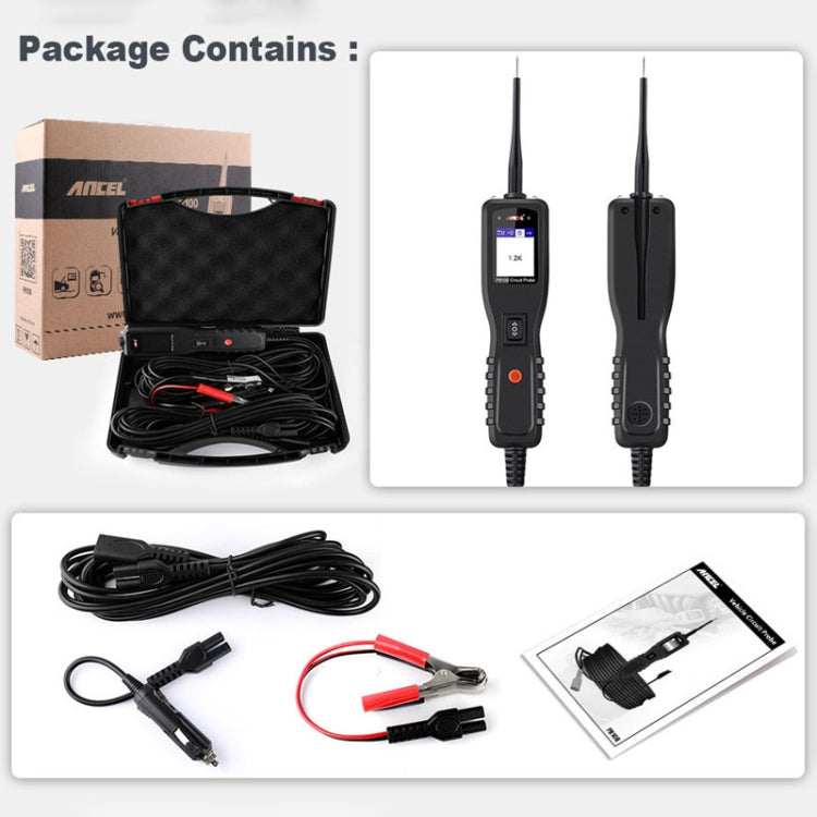 Ancel PB100 12V / 24V Car Electrical Circuit Tester Probe Diagnostic Tool - Electronic Test by PMC Jewellery | Online Shopping South Africa | PMC Jewellery | Buy Now Pay Later Mobicred