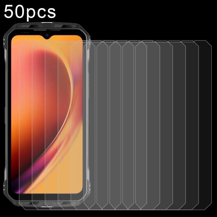 For Doogee V Max 50pcs 0.26mm 9H 2.5D Tempered Glass Film - For Doogee by PMC Jewellery | Online Shopping South Africa | PMC Jewellery | Buy Now Pay Later Mobicred