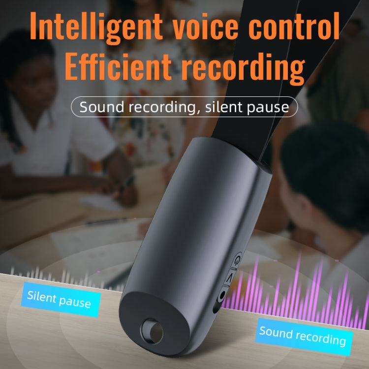 JNN S26 Smart Digital Noise Canceling Voice Recorder with Lanyard, Capacity:32GB(Black) - Recording Pen by JNN | Online Shopping South Africa | PMC Jewellery | Buy Now Pay Later Mobicred