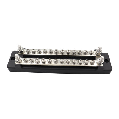 CP-3023-02 150A 12-48V RV Yacht Double-row 12-way Busbar(Black) - Booster Cable & Clip by PMC Jewellery | Online Shopping South Africa | PMC Jewellery | Buy Now Pay Later Mobicred