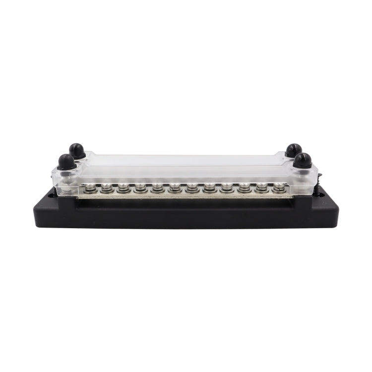 CP-3023-02 150A 12-48V RV Yacht Double-row 12-way Busbar(Black) - Booster Cable & Clip by PMC Jewellery | Online Shopping South Africa | PMC Jewellery | Buy Now Pay Later Mobicred