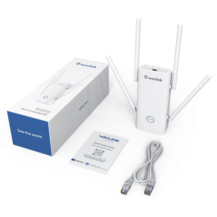 Wavlink AERIAL D4X AX1800Mbps Dual Frequency WiFi Signal Amplifier WiFi6 Extender(US Plug) - Broadband Amplifiers by WAVLINK | Online Shopping South Africa | PMC Jewellery | Buy Now Pay Later Mobicred