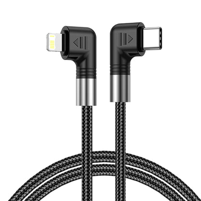 A9 30W USB-C/Type-C to 8 Pin Double Elbow Data Cable, Length:2m - 2 in 1 Cable by PMC Jewellery | Online Shopping South Africa | PMC Jewellery | Buy Now Pay Later Mobicred