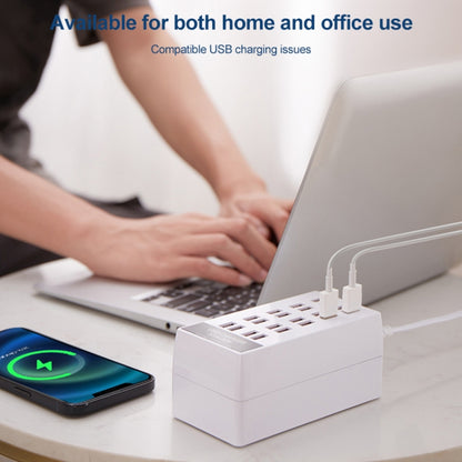 820 20-Ports Desktop USB Charger Station HUB(UK) - Multifunction Charger by PMC Jewellery | Online Shopping South Africa | PMC Jewellery | Buy Now Pay Later Mobicred