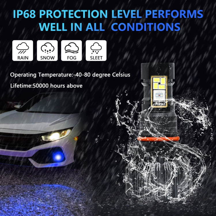 EV23 1 Pair H10 12W / 15000LM / DC 9-16V IP68 Waterproof Car RGB Fog Light - Fog / Driving Lights by PMC Jewellery | Online Shopping South Africa | PMC Jewellery | Buy Now Pay Later Mobicred