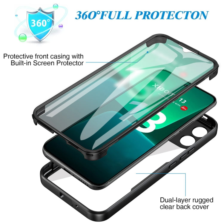 For Xiaomi 13 Acrylic + TPU 360 Degrees Full Coverage Phone Case(Blue) - 13 Cases by PMC Jewellery | Online Shopping South Africa | PMC Jewellery