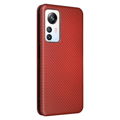 For Blackview A85 Carbon Fiber Texture Flip Leather Phone Case(Brown) - More Brand by PMC Jewellery | Online Shopping South Africa | PMC Jewellery | Buy Now Pay Later Mobicred