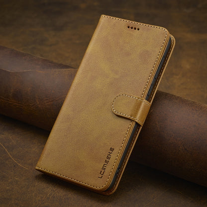For Xiaomi Redmi A3 LC.IMEEKE Calf Texture Leather Phone Case(Brown) - Xiaomi Cases by LC.IMEEKE | Online Shopping South Africa | PMC Jewellery