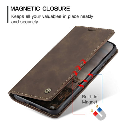 For Xiaomi 13 CaseMe 013 Multifunctional Horizontal Flip Leather Phone Case(Coffee) - Xiaomi Cases by CaseMe | Online Shopping South Africa | PMC Jewellery | Buy Now Pay Later Mobicred