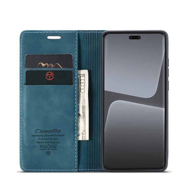 For Xiaomi 13 Lite CaseMe 013 Multifunctional Horizontal Flip Leather Phone Case(Blue) - Xiaomi Cases by CaseMe | Online Shopping South Africa | PMC Jewellery | Buy Now Pay Later Mobicred