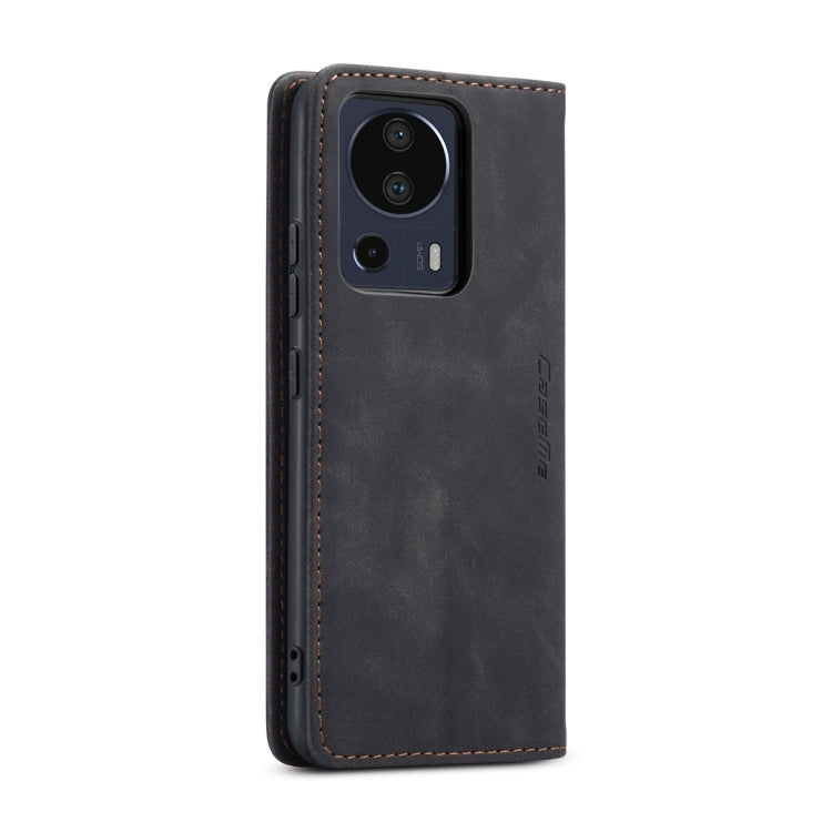 For Xiaomi 13 Lite CaseMe 013 Multifunctional Horizontal Flip Leather Phone Case(Black) - Xiaomi Cases by CaseMe | Online Shopping South Africa | PMC Jewellery | Buy Now Pay Later Mobicred