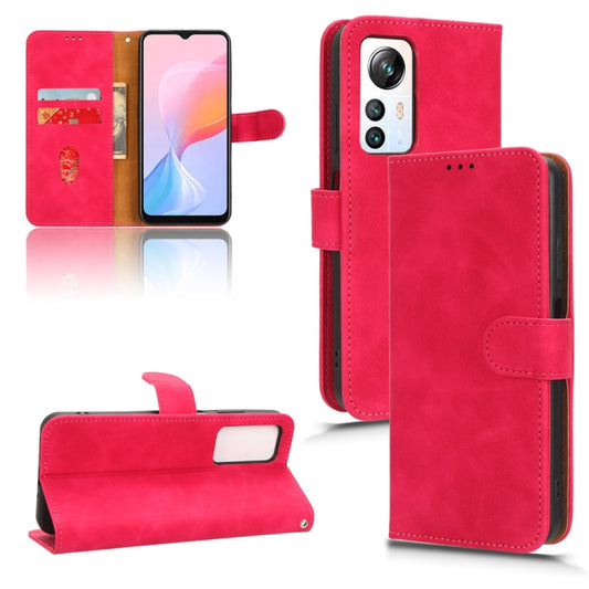 For Blackview A85 Skin Feel Magnetic Flip Leather Phone Case(Rose Red) - More Brand by PMC Jewellery | Online Shopping South Africa | PMC Jewellery | Buy Now Pay Later Mobicred