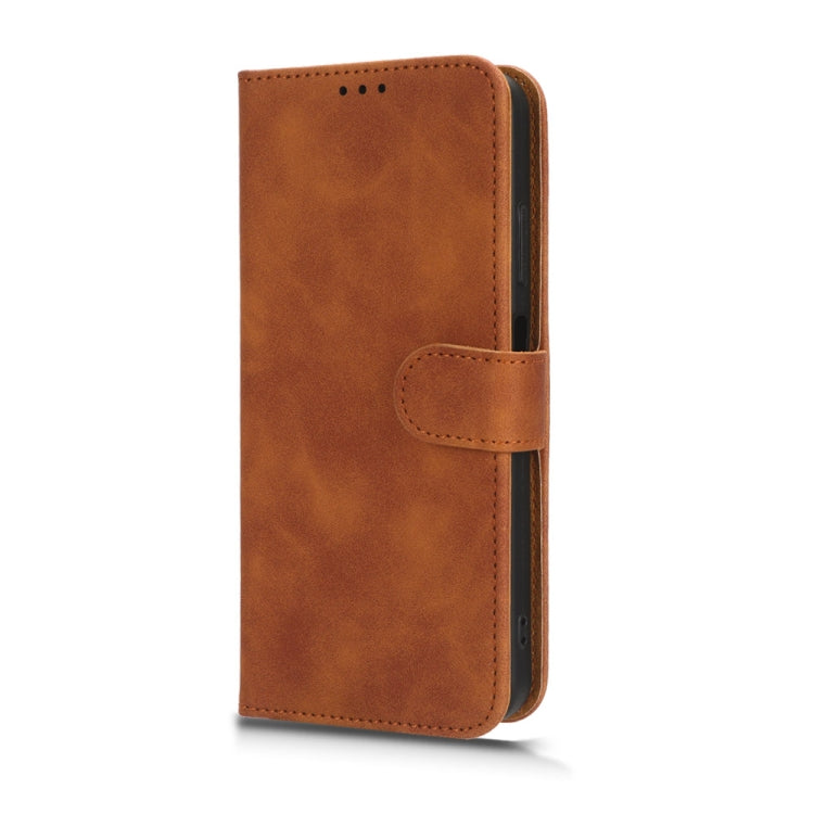 For Blackview A85 Skin Feel Magnetic Flip Leather Phone Case(Brown) - More Brand by PMC Jewellery | Online Shopping South Africa | PMC Jewellery | Buy Now Pay Later Mobicred