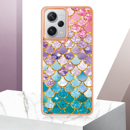 For Xiaomi Redmi Note 12 Pro+ 5G Global Electroplating IMD TPU Phone Case(Colorful Scales) - Note 12 Pro+ Cases by PMC Jewellery | Online Shopping South Africa | PMC Jewellery