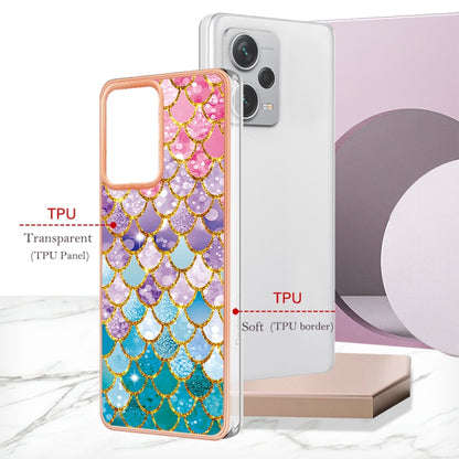 For Xiaomi Redmi Note 12 Pro+ 5G Global Electroplating IMD TPU Phone Case(Colorful Scales) - Note 12 Pro+ Cases by PMC Jewellery | Online Shopping South Africa | PMC Jewellery