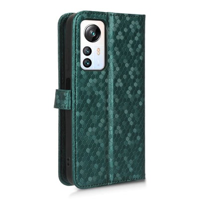 For Blackview A85 Honeycomb Dot Texture Leather Phone Case(Green) - More Brand by PMC Jewellery | Online Shopping South Africa | PMC Jewellery | Buy Now Pay Later Mobicred