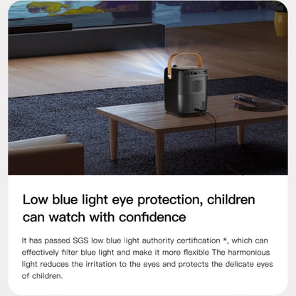 A007 Portable 1280 x 720 HD 113 ANSI Smart LED Projector, Plug:US Plug(Black) - Mini Projector by PMC Jewellery | Online Shopping South Africa | PMC Jewellery | Buy Now Pay Later Mobicred