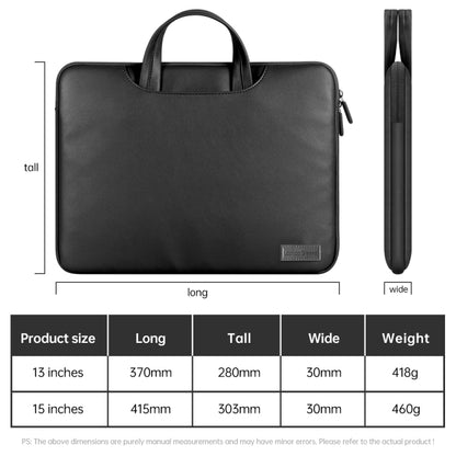 Waterproof PU Laptop Bag Inner Bag, Size:13 / 14 inch(Grey) - Other by PMC Jewellery | Online Shopping South Africa | PMC Jewellery | Buy Now Pay Later Mobicred