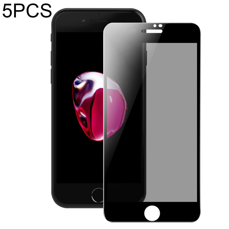 For iPhone SE 2022 / 2020 / 7 / 8 5pcs DUX DUCIS 0.33mm 9H High Aluminum Anti-spy HD Tempered Glass Film - iPhone SE 2022 / 2020 Tempered Glass by DUX DUCIS | Online Shopping South Africa | PMC Jewellery | Buy Now Pay Later Mobicred