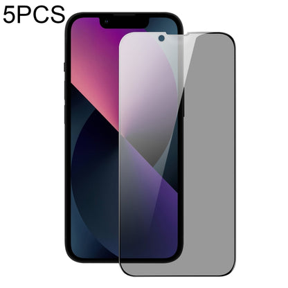 For iPhone 13 mini 5pcs DUX DUCIS 0.33mm 9H High Aluminum Anti-spy HD Tempered Glass Film - iPhone 13 mini Tempered Glass by DUX DUCIS | Online Shopping South Africa | PMC Jewellery | Buy Now Pay Later Mobicred