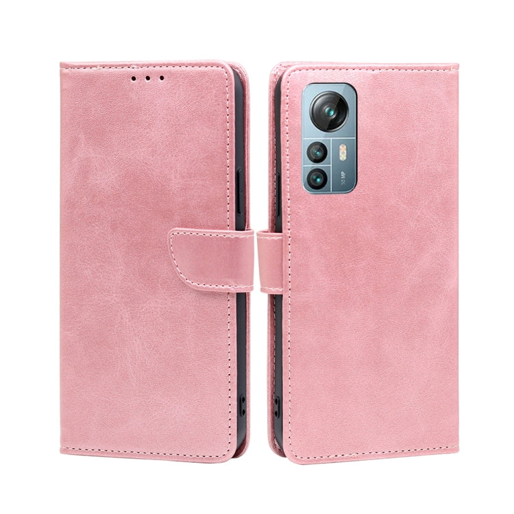 For Blackview A85 Calf Texture Buckle Flip Leather Phone Case(Rose Gold) - More Brand by PMC Jewellery | Online Shopping South Africa | PMC Jewellery | Buy Now Pay Later Mobicred