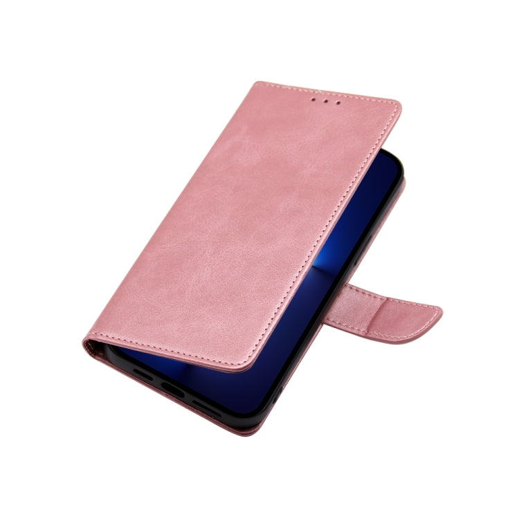 For Blackview A85 Calf Texture Buckle Flip Leather Phone Case(Rose Gold) - More Brand by PMC Jewellery | Online Shopping South Africa | PMC Jewellery | Buy Now Pay Later Mobicred