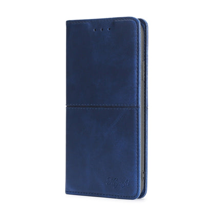 For Blackview A85 Cow Texture Magnetic Horizontal Flip Leather Phone Case(Blue) - More Brand by PMC Jewellery | Online Shopping South Africa | PMC Jewellery | Buy Now Pay Later Mobicred