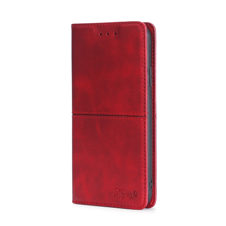 For Blackview A85 Cow Texture Magnetic Horizontal Flip Leather Phone Case(Red) - More Brand by PMC Jewellery | Online Shopping South Africa | PMC Jewellery | Buy Now Pay Later Mobicred