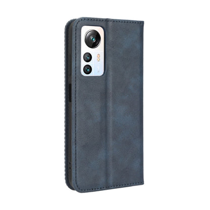 For Blackview A85 Magnetic Buckle Retro Texture Leather Phone Case(Blue) - More Brand by PMC Jewellery | Online Shopping South Africa | PMC Jewellery | Buy Now Pay Later Mobicred