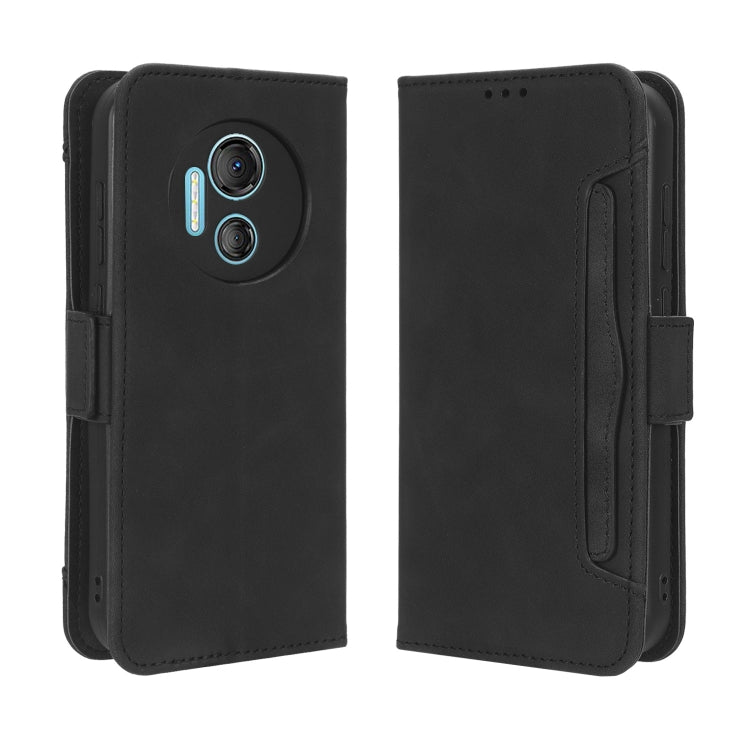 For Doogee X97 / X97 Pro Skin Feel Calf Texture Card Slots Leather Phone Case(Black) - Doogee Cases by PMC Jewellery | Online Shopping South Africa | PMC Jewellery | Buy Now Pay Later Mobicred