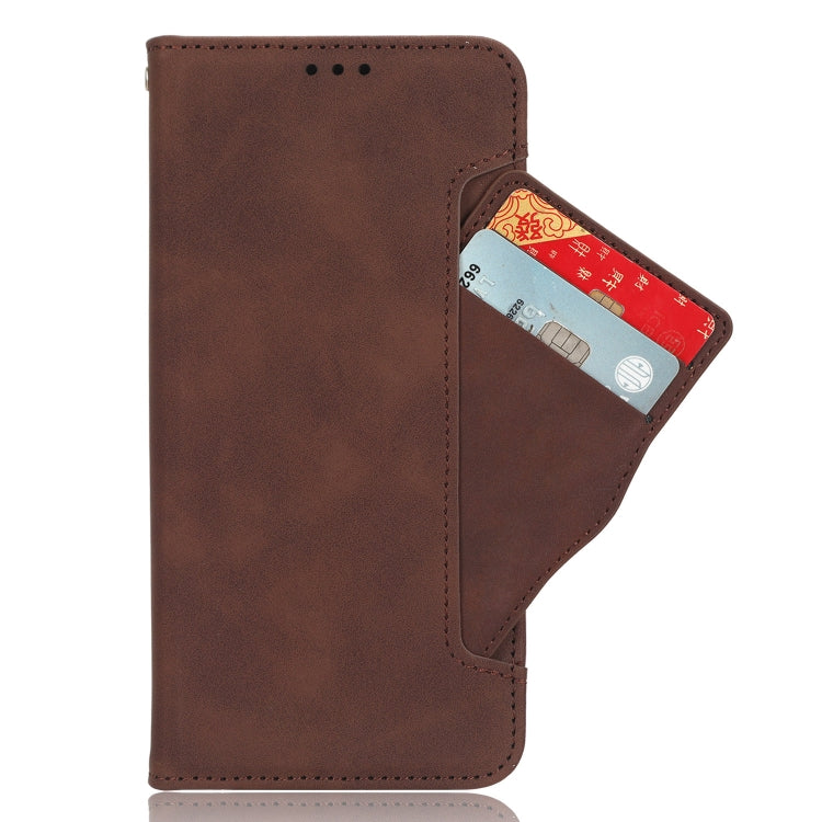 For Doogee X97 / X97 Pro Skin Feel Calf Texture Card Slots Leather Phone Case(Brown) - Doogee Cases by PMC Jewellery | Online Shopping South Africa | PMC Jewellery | Buy Now Pay Later Mobicred