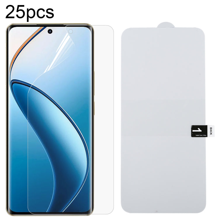 For Realme 13 Pro+ / 12 Pro / 12 Pro + 25pcs Full Screen Protector Explosion-proof Hydrogel Film - Realme Tempered Glass by PMC Jewellery | Online Shopping South Africa | PMC Jewellery | Buy Now Pay Later Mobicred