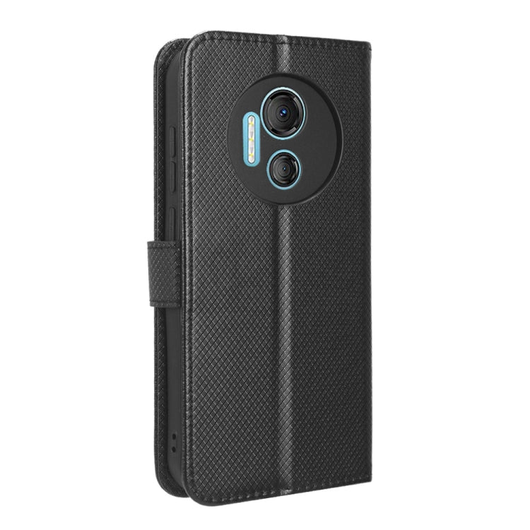 For Doogee X97 / X97 Pro Diamond Texture Leather Phone Case(Black) - Doogee Cases by PMC Jewellery | Online Shopping South Africa | PMC Jewellery | Buy Now Pay Later Mobicred