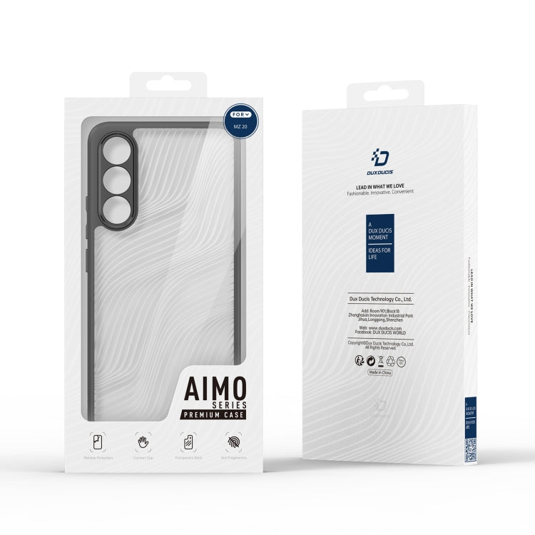 For Meizu 20 DUX DUCIS Aimo Series TPU + PC Frosted Phone Case(Black) - Meizu by DUX DUCIS | Online Shopping South Africa | PMC Jewellery | Buy Now Pay Later Mobicred