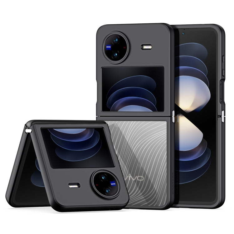 For vivo X Flip DUX DUCIS Aimo Series TPU + PC Frosted Phone Case(Black) - vivo Cases by DUX DUCIS | Online Shopping South Africa | PMC Jewellery | Buy Now Pay Later Mobicred