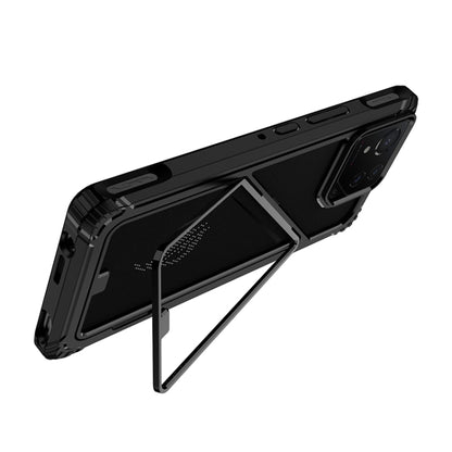 For Asus ROG Phone 8 Pro PC + TPU Shockproof Phone Case with Magnetic Holder(Black) - ASUS Cases by PMC Jewellery | Online Shopping South Africa | PMC Jewellery