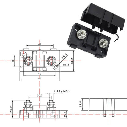 4 in 1 ANS-H Car Fuse Holder Fuse Box, Current:150A - Fuse by PMC Jewellery | Online Shopping South Africa | PMC Jewellery | Buy Now Pay Later Mobicred