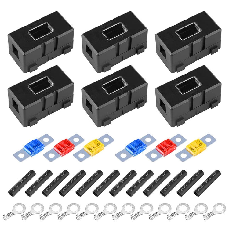 6 in 1 ANS Car Fuse Holder Fuse Box, Current:60A & 80A & 100A - Fuse by PMC Jewellery | Online Shopping South Africa | PMC Jewellery | Buy Now Pay Later Mobicred