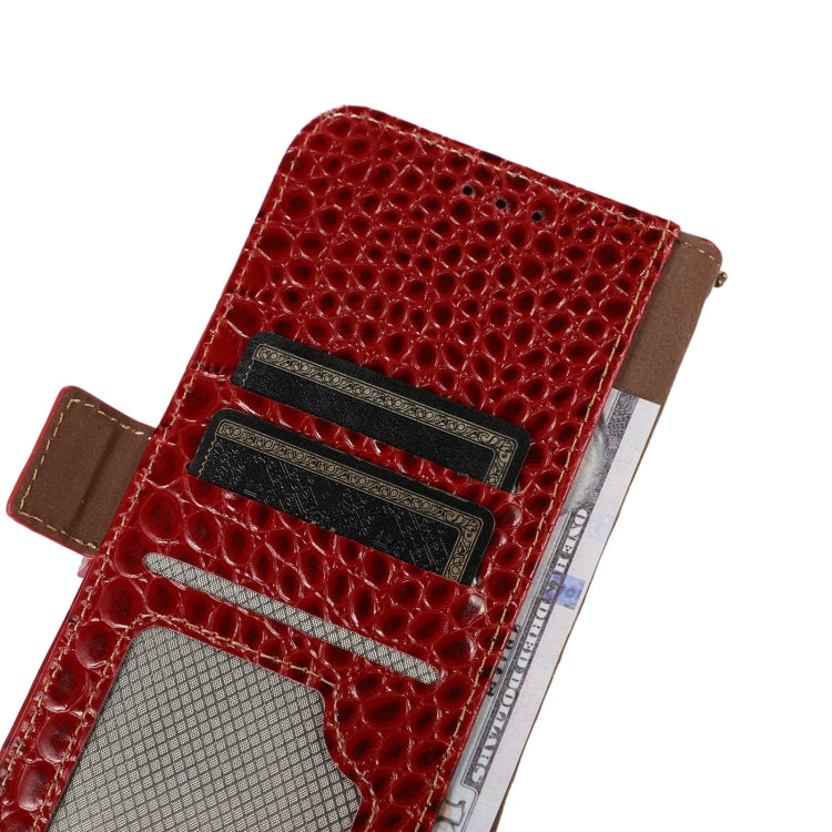 For Samsung Galaxy S24+ Crocodile Top Layer Cowhide Leather Phone Case(Red) - Galaxy Phone Cases by PMC Jewellery | Online Shopping South Africa | PMC Jewellery | Buy Now Pay Later Mobicred