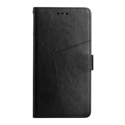 For Xiaomi Redmi Note 13 4G Y-shaped Pattern Flip Leather Phone Case(Black) - Note 13 Cases by PMC Jewellery | Online Shopping South Africa | PMC Jewellery | Buy Now Pay Later Mobicred