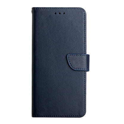 For Xiaomi Redmi 13C 4G Genuine Leather Fingerprint-proof Flip Phone Case(Blue) - 13C Cases by PMC Jewellery | Online Shopping South Africa | PMC Jewellery | Buy Now Pay Later Mobicred